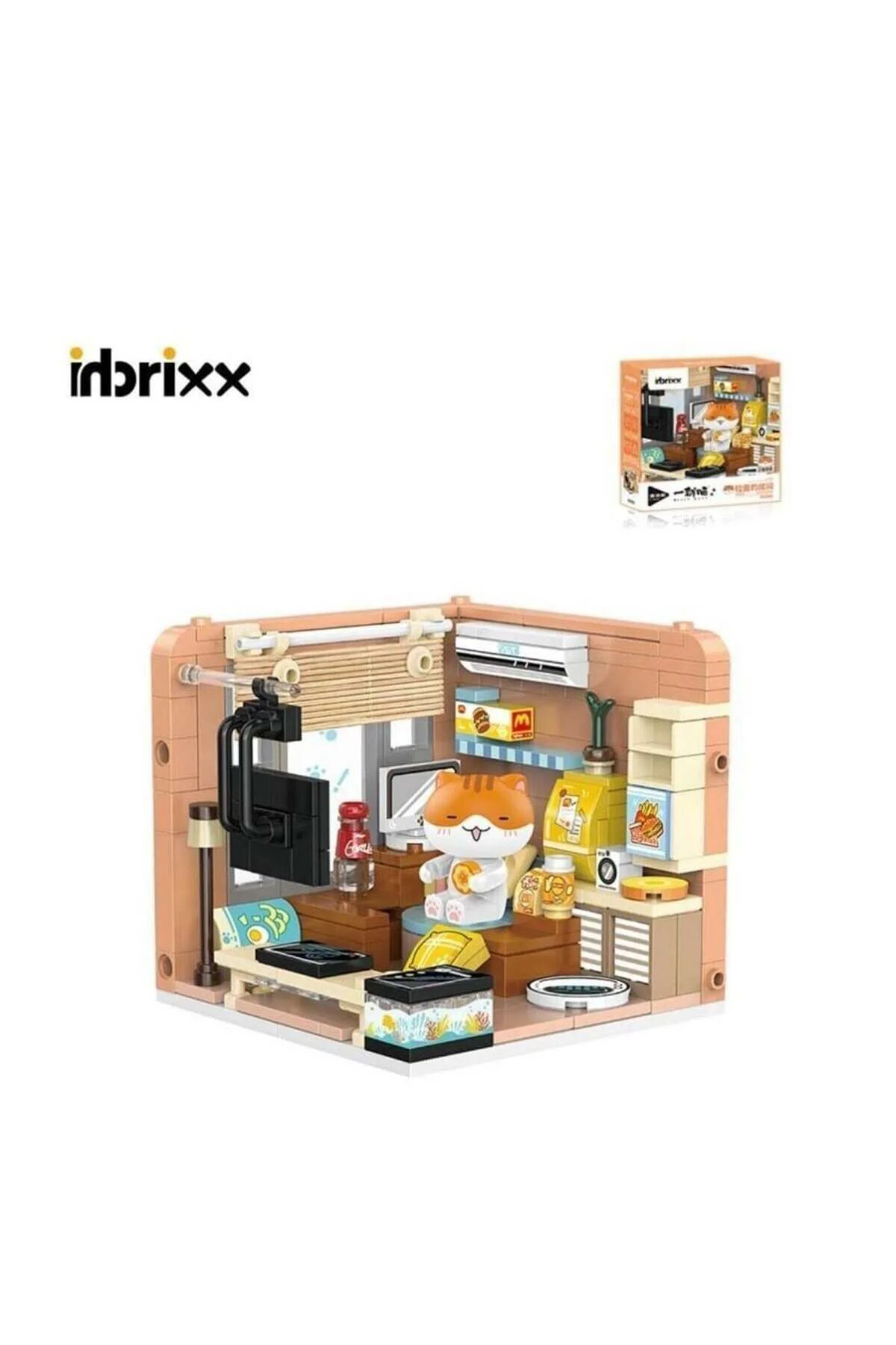 P885005 Panlos Kedi Evi 263 Parça Block Oyuncak