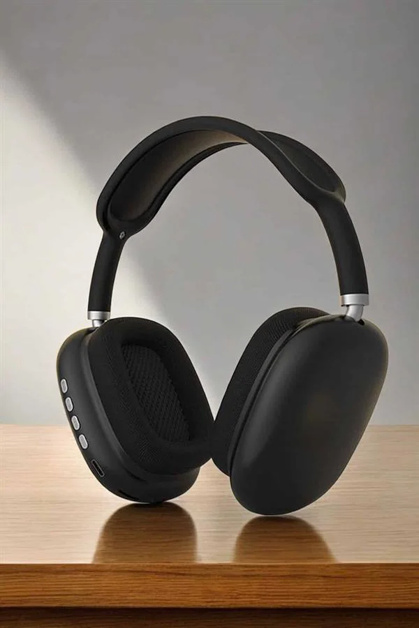 P9 Air Max Kablosuz 5.0 Mikrofonlu Bluetooth Kulaklık Beyaz Yükse