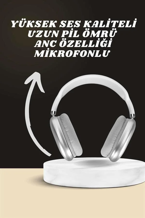 P9 Kablosuz Bluetooth Kulaklık ve 7 Kordonlu Akıllı Saat Seti - Spor ve Oyun İçin Ultra HD Ses ve Sağlık Takibi