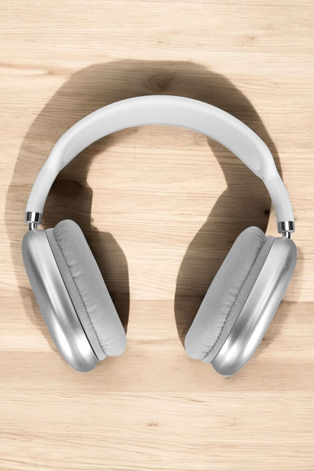 P9 Plus Kablosuz Kulak Üstü Bluetooth Kulaklık Beyaz Yüksek Ses K