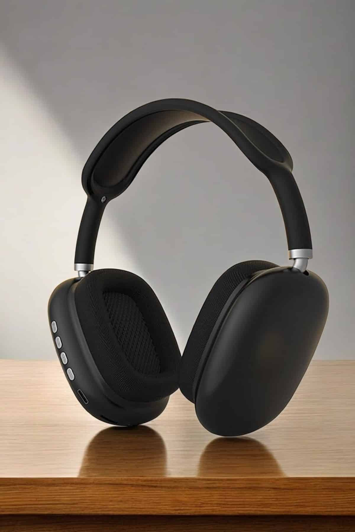 P9 Plus Kulaklık Siyah Bluetooth Bağlantılı Kulak Üstü Kablosuz A