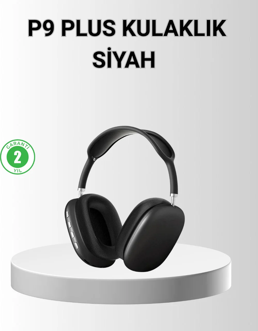 P9 Pro Plus Bluetooth Kulak Üstü Kulaklık H1 Çipli, Aktif Gürültü Engelleme, Uzamsal Ses Desteği - Lisinya
