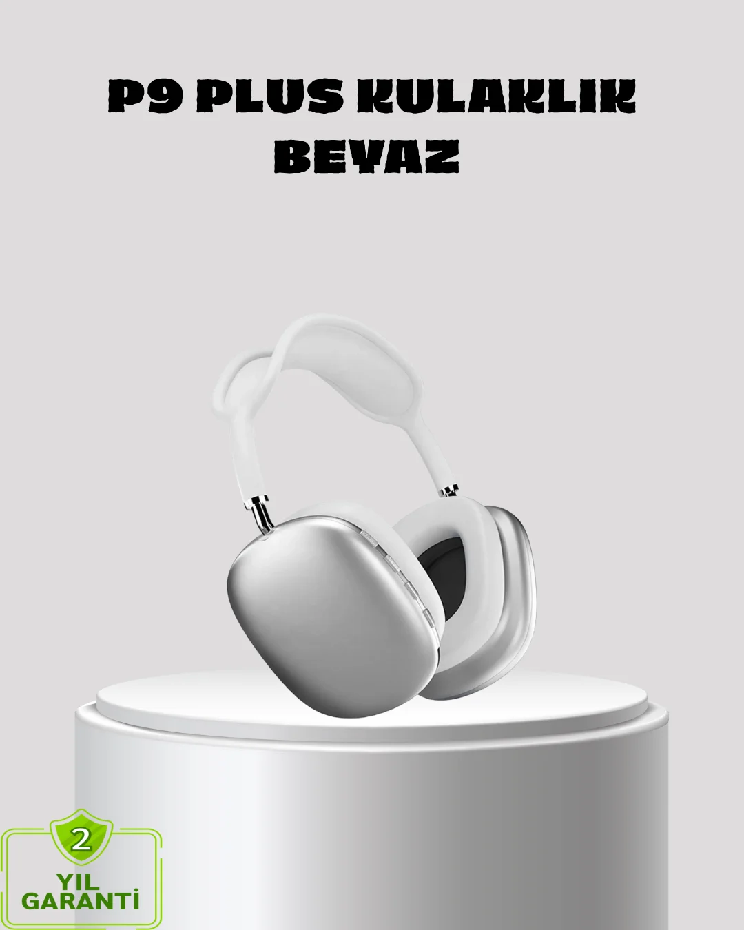 P9 Pro Plus Kablosuz Kulaklık – Üç Mikrofonlu, Uzamsal Ses ve Hız