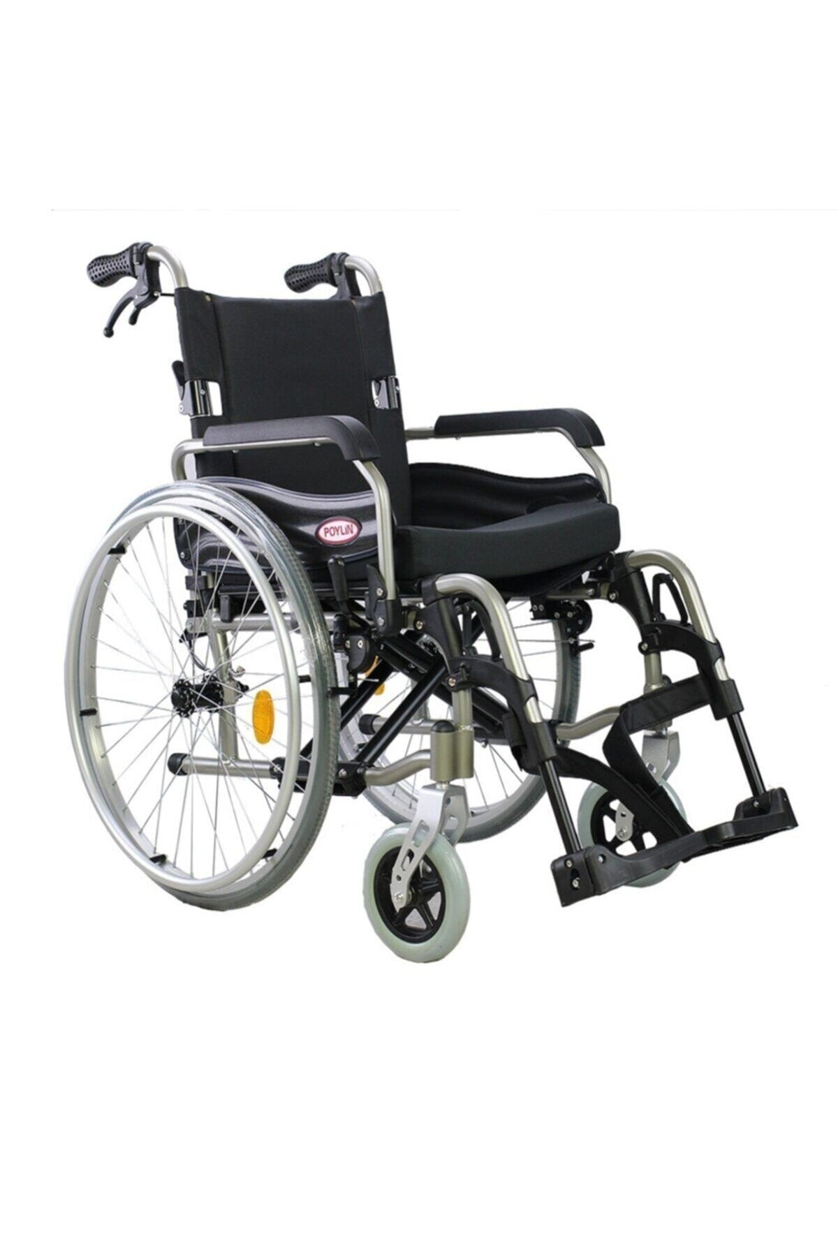 P957 Alüminyum Hafif Hasta Engelli Refakatçi Tekerlekli Sandalye