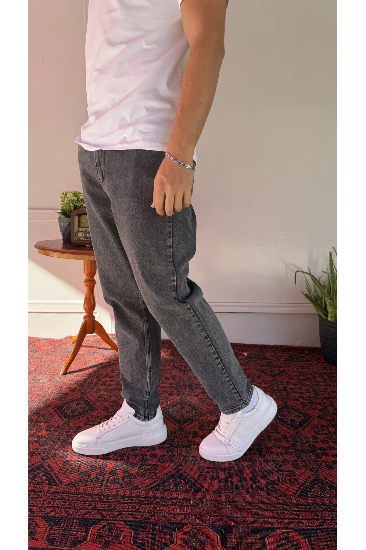 Paça Uzun Boyfriend Jean