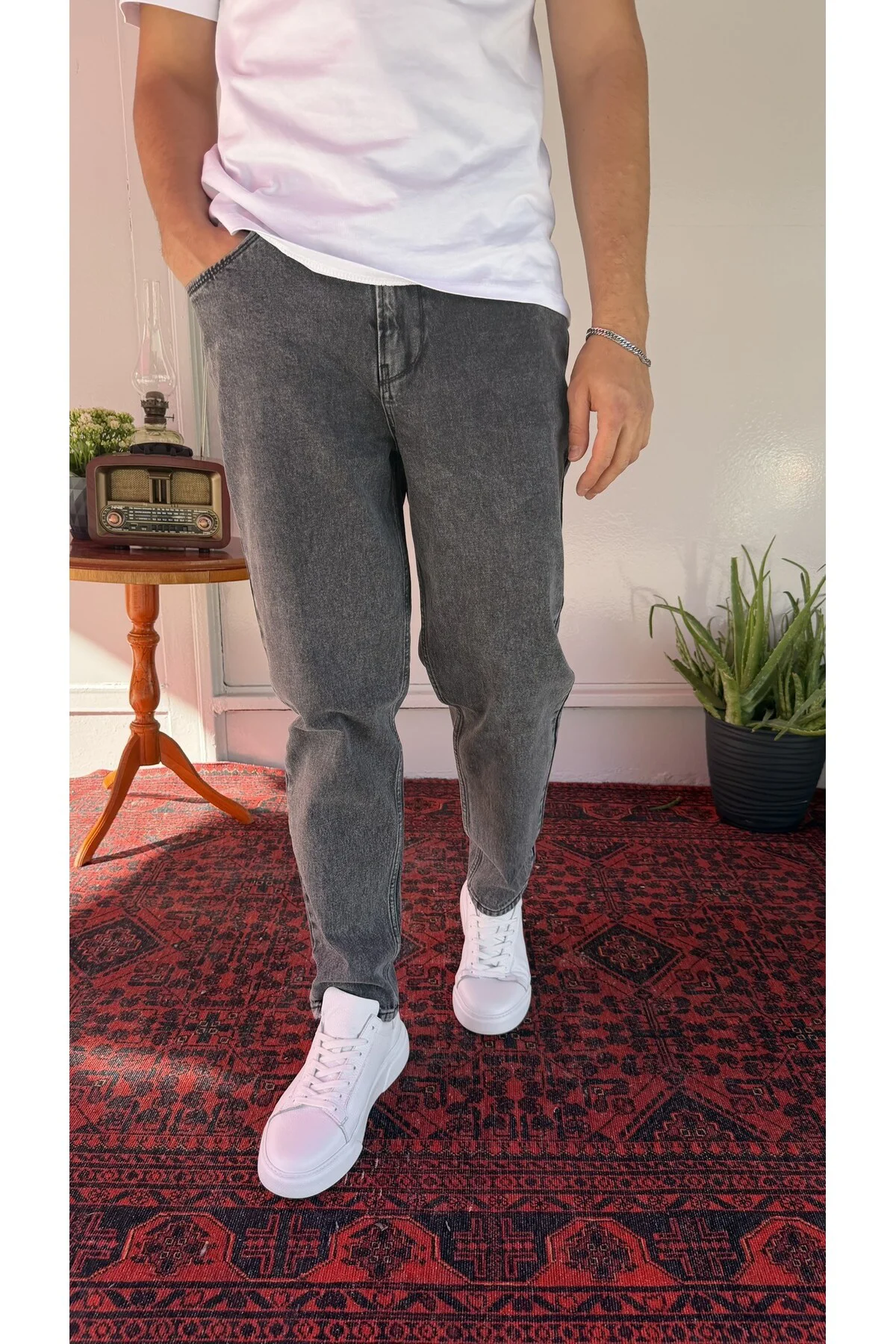 Paça Uzun Boyfriend Jean