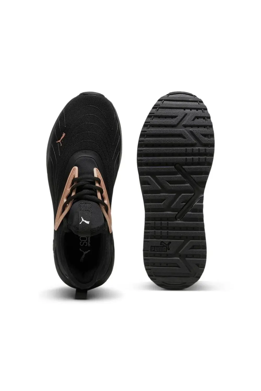Pacer Beauty-PUMA Blk-Rose Gold-PUMA WHT Kadın Spor Ayakkabı
