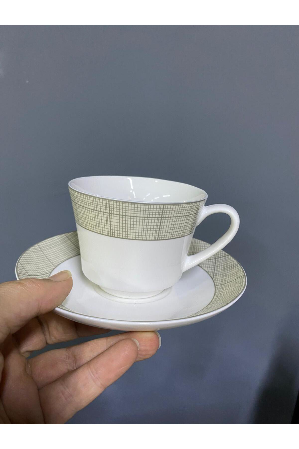 Elif Aksesuar Paçi Laura 6 Kişilik Porselen Fincan Takımı 270Cc