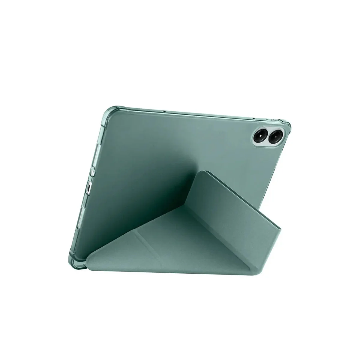 Pad SE 4G Kılıf Kalemlikli Mars Tablet Kılıfı - Koyu Yeşil (Akıllı Stand & Kalemlik)