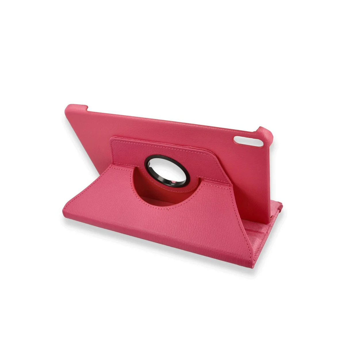 Pad X8A 360 Derece Döner Tablet Deri Kılıfı - Pembe