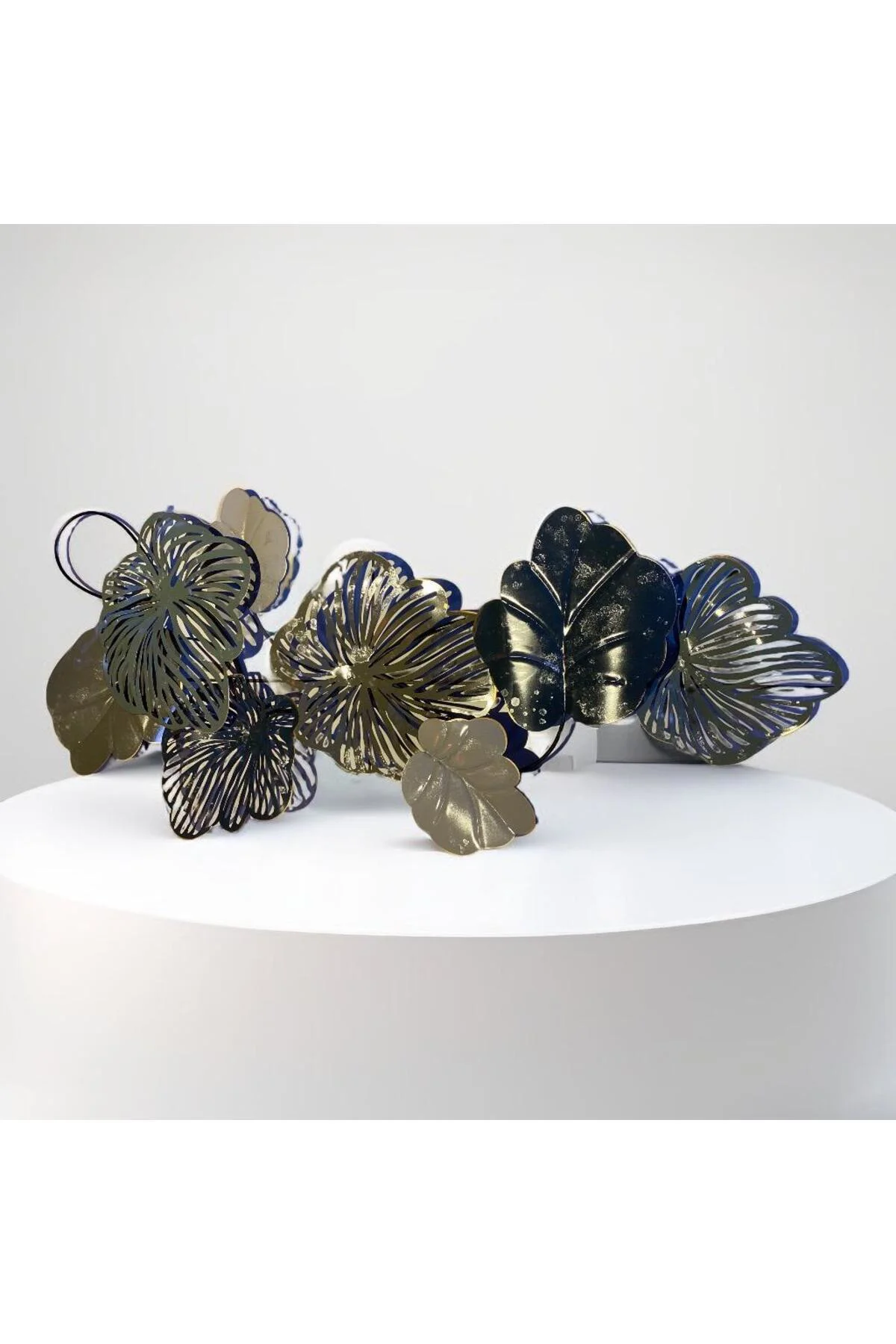 Padova Metal Çiçek Tablo 137x62cm