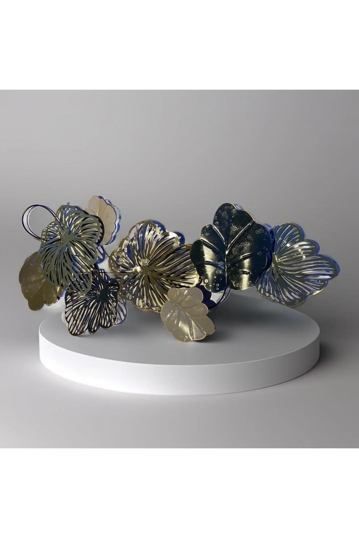 Padova Metal Çiçek Tablo 137x62cm