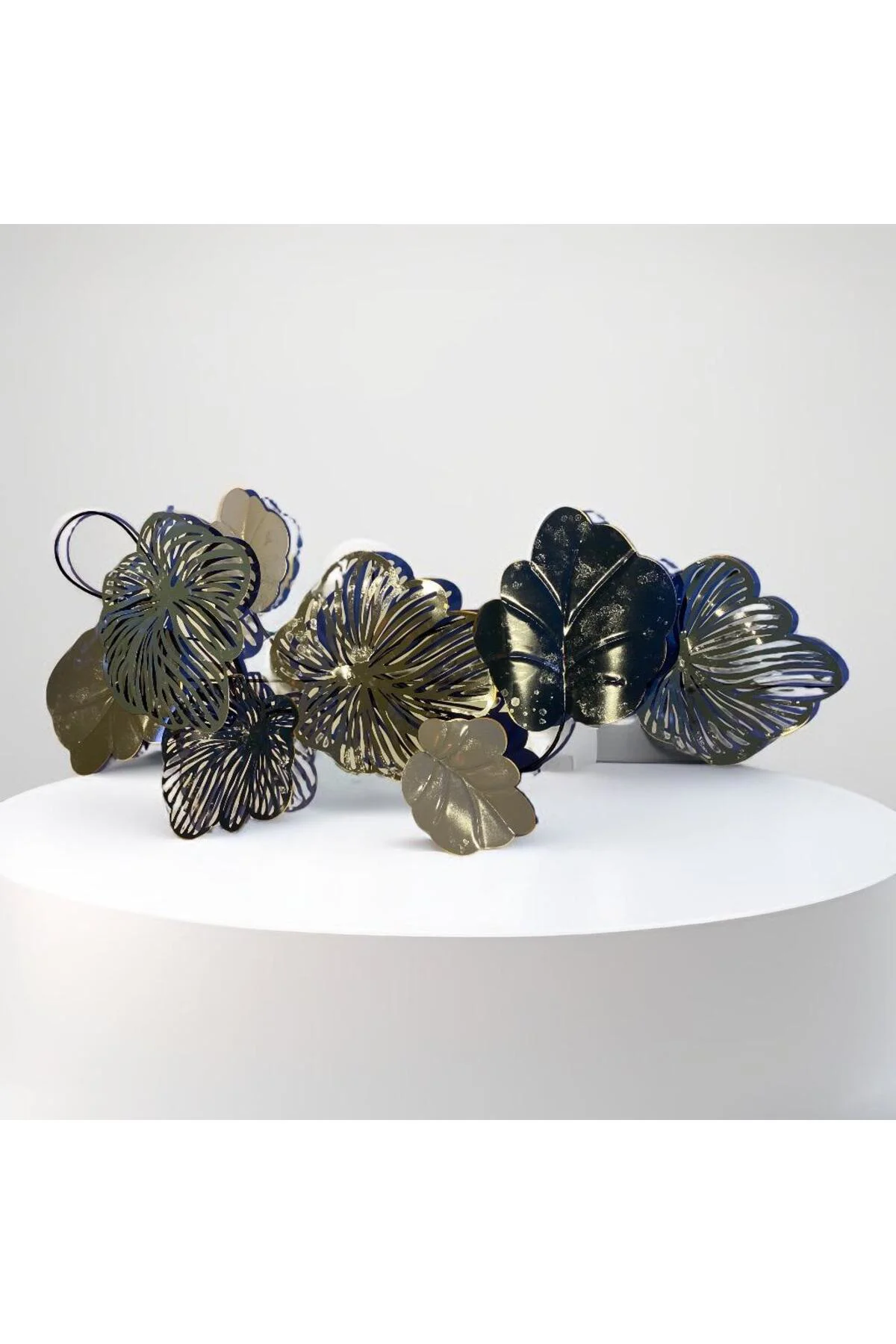 Padova Metal Çiçek Tablo 137x62cm