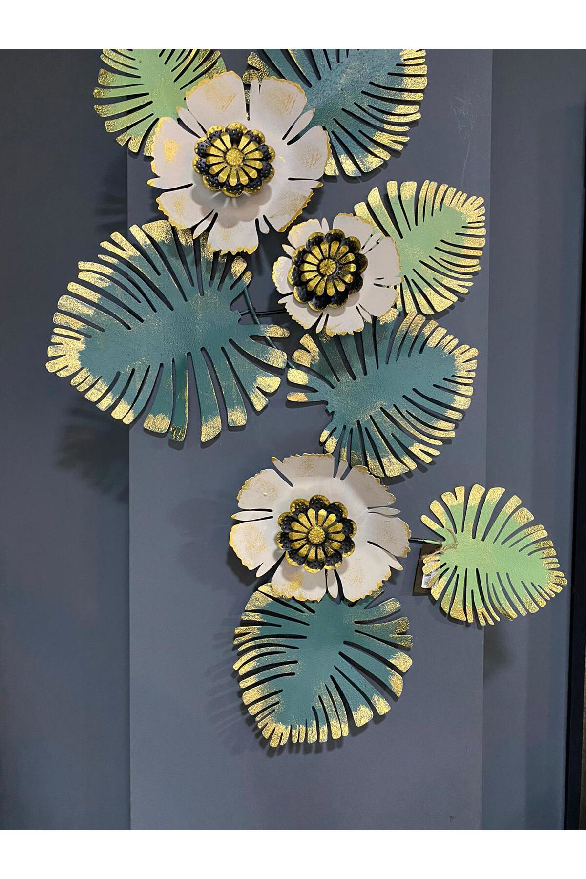 Elif Aksesuar Padova Metal Tablo Duvar Dekoru 57*90Cm