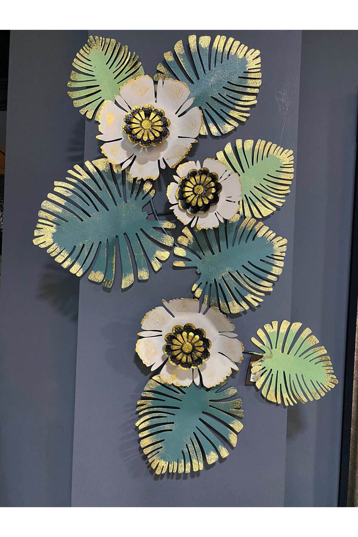 Elif Aksesuar Padova Metal Tablo Duvar Dekoru 57*90Cm