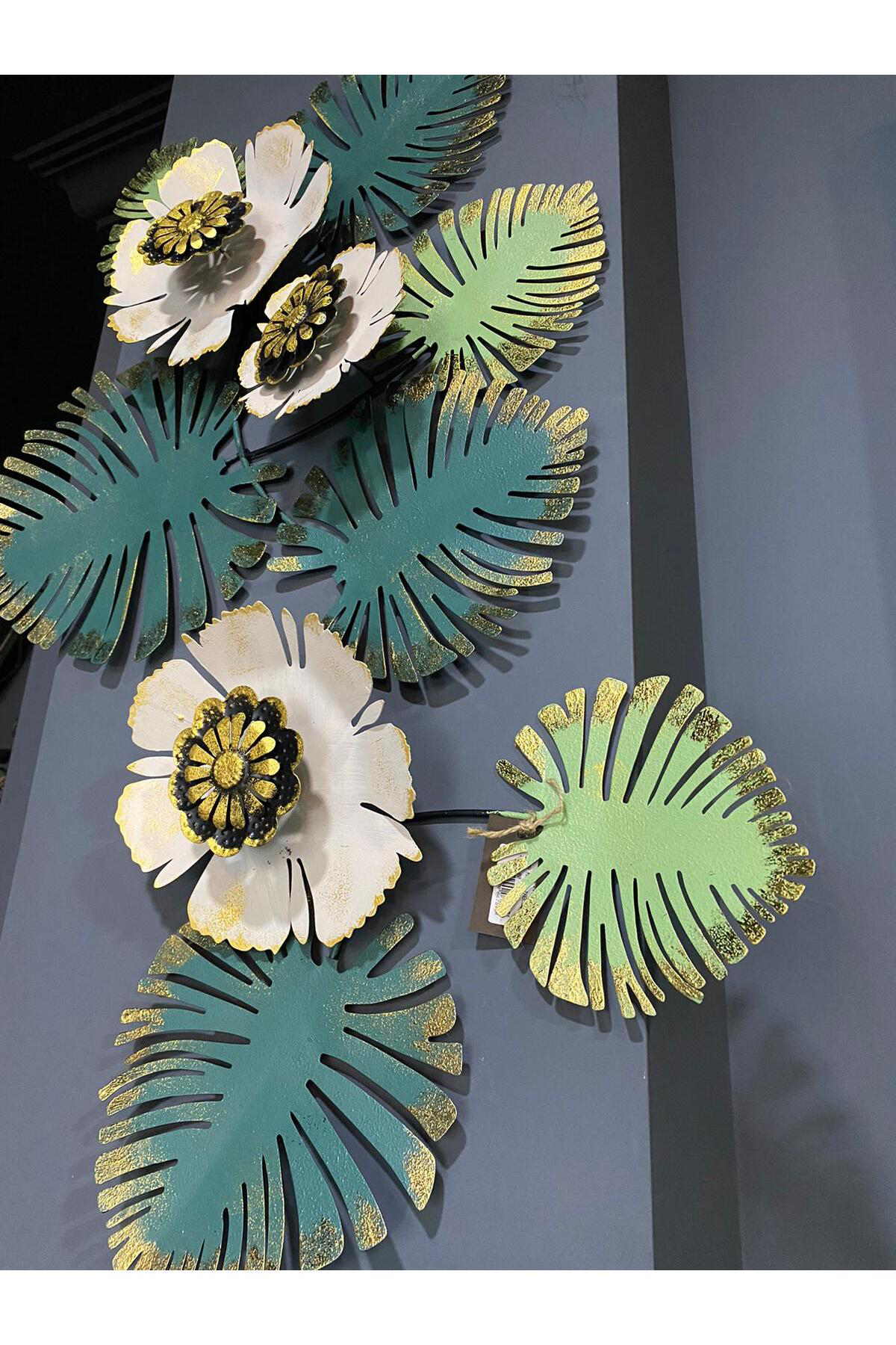 Elif Aksesuar Padova Metal Tablo Duvar Dekoru 57*90Cm