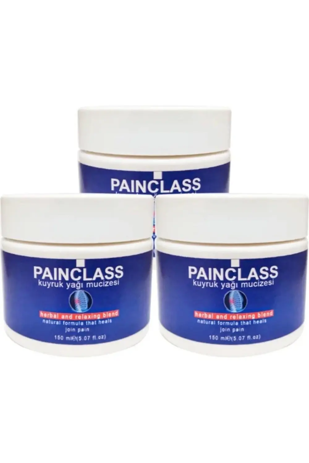 Painclass HZNKS038 3ADET 150 ml Büyük Boy Kuyruk Yağı Kremi Pain