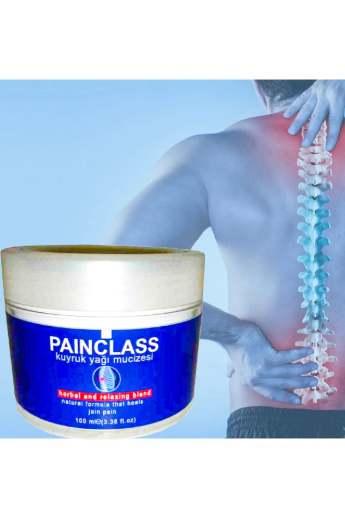 Oem Painclass Kuyruk Yağı Kremi Sırt Boyun Ayak Ağ.Rı Ve Sızıları Din