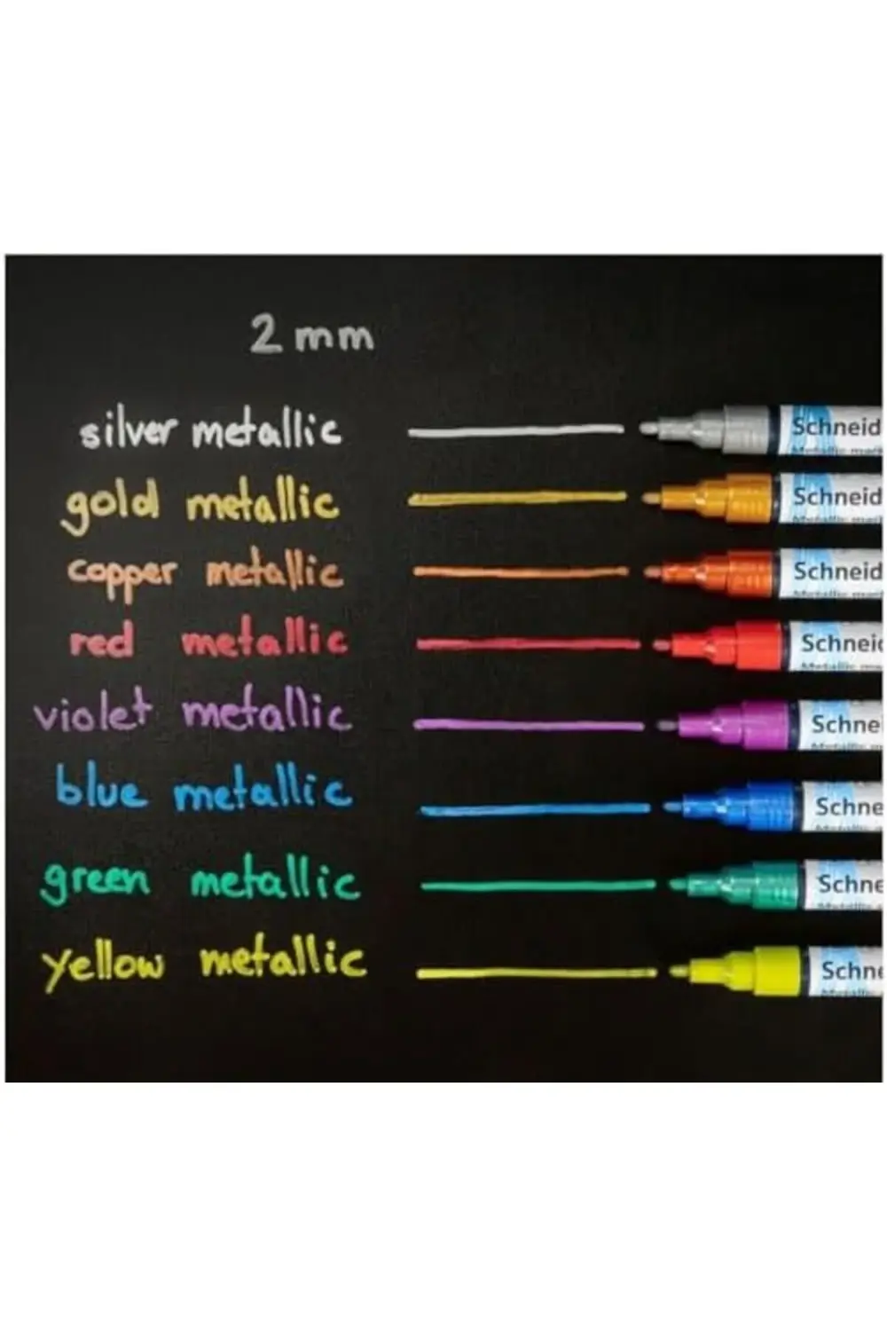 Paint-It Metallicmarker 4er Set (Set 2, Strichstärke 2 mm, neue P