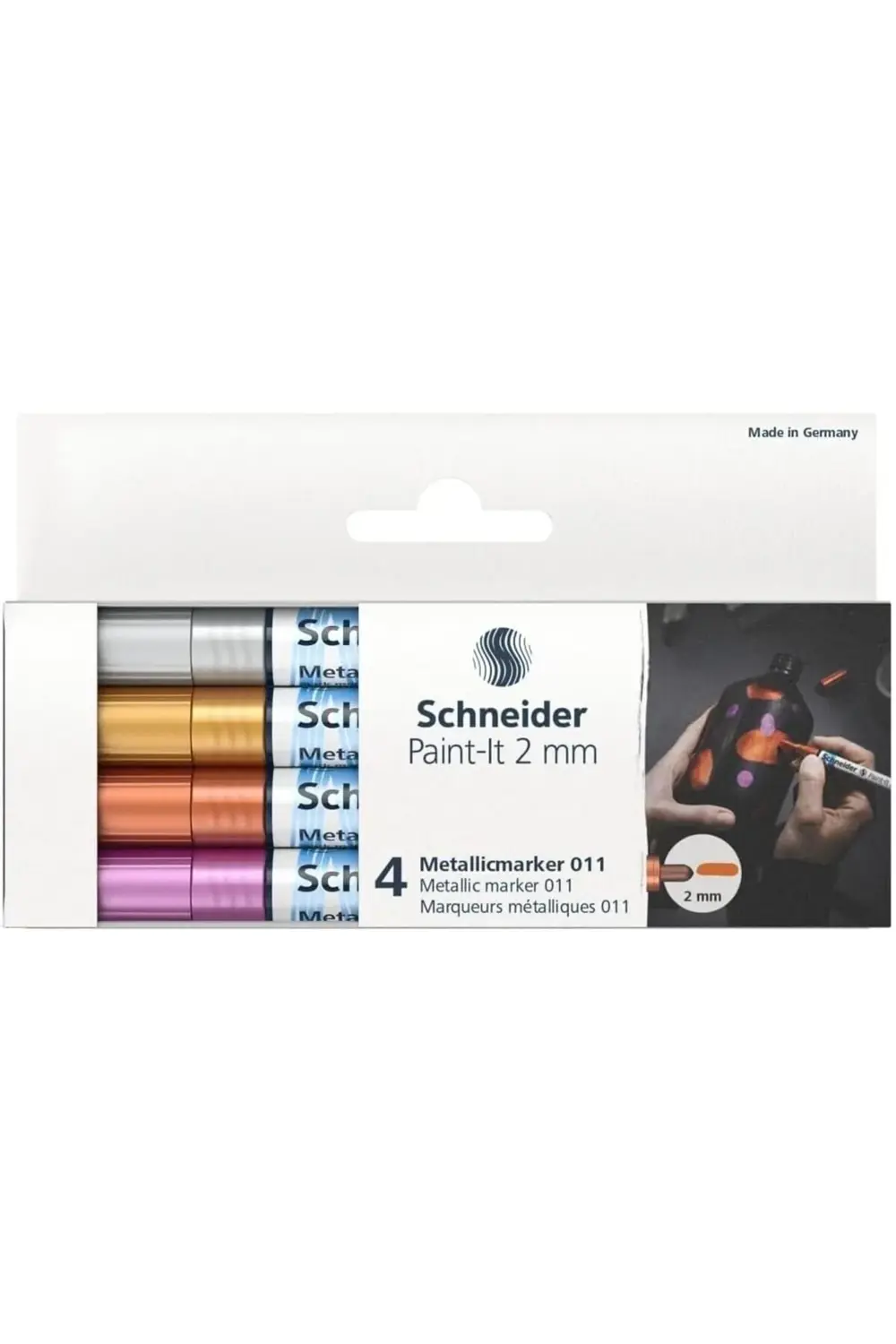 Paint-It Metallicmarker 4er Set (Set 2, Strichstärke 2 mm, neue P