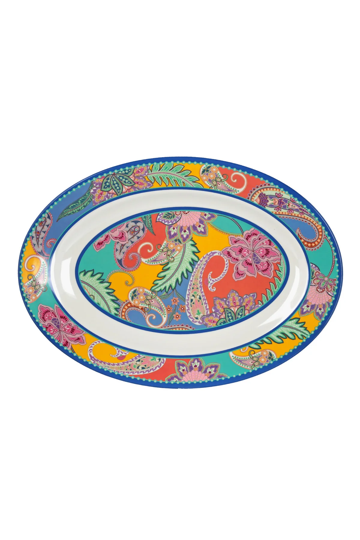 Paiselle Melamin 2Li Oval Sunum Tabaği 41 Cm