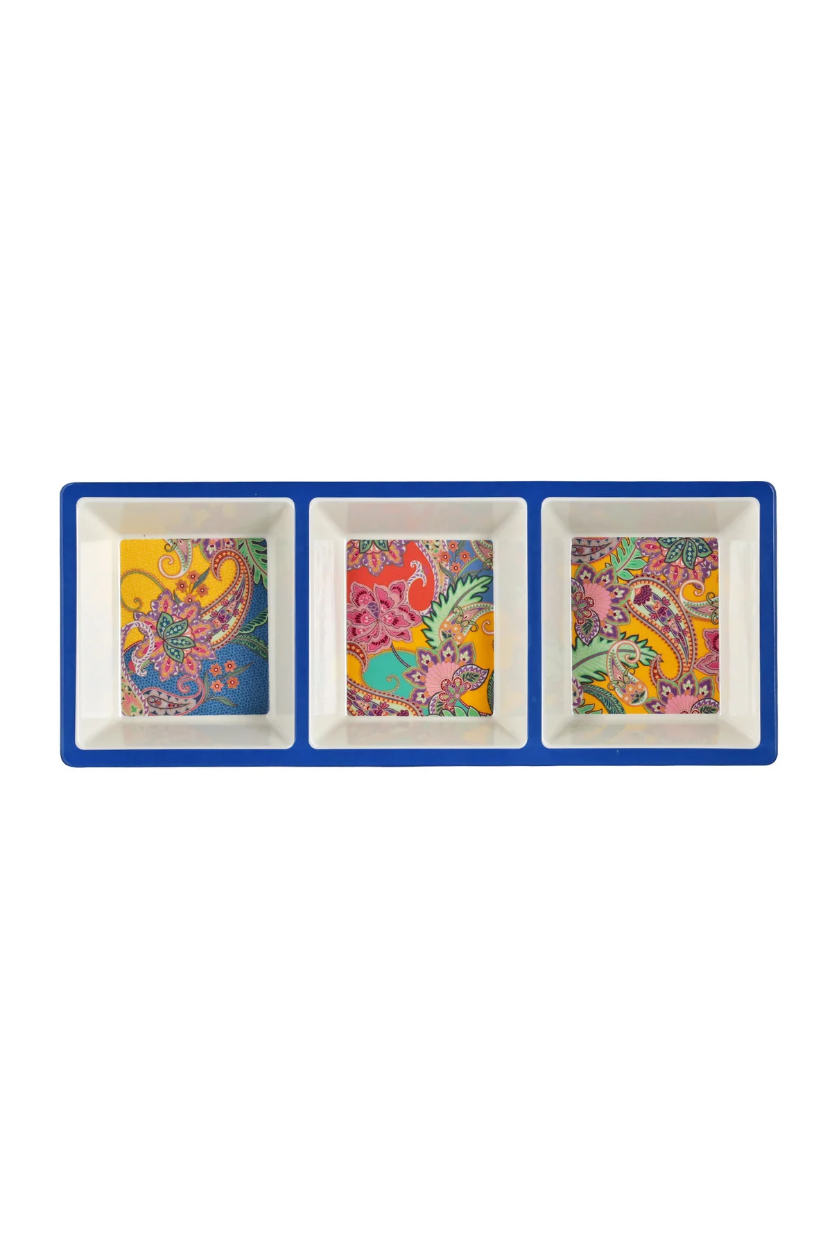 Paiselle Melamin 3 Bölmeli Çerezlik 2Li Set 38Cm