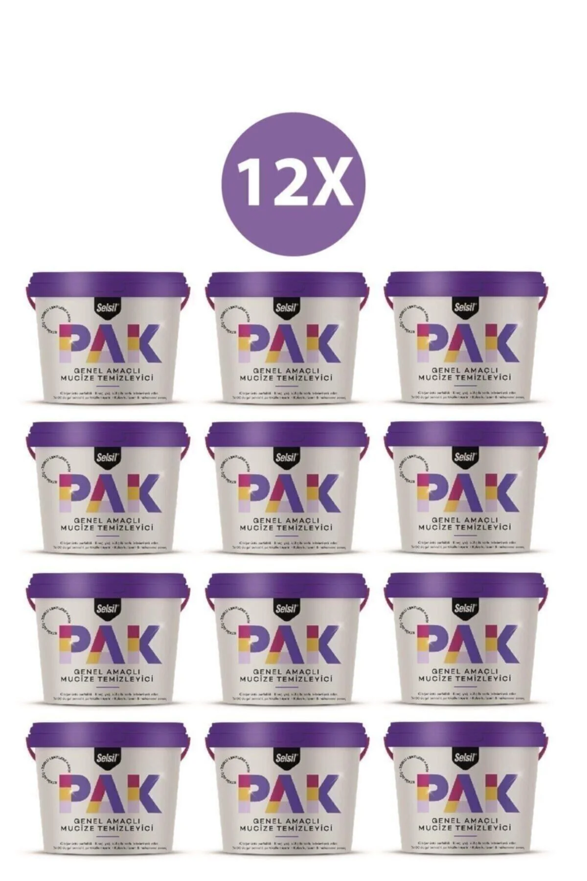 Pak Genel Amaçlı Mucize Temizleyici 12'li 500 Gr