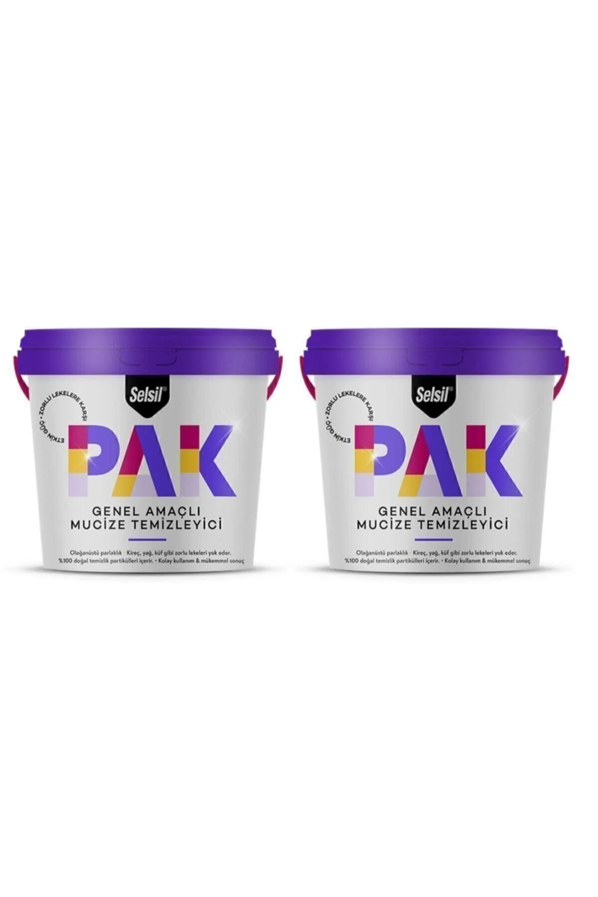 Pak Genel Amaçlı Mucize Temizleyici 500 gr X 2 Adet Pak Genel Amaçlı Mucize Temizleyici 500 gr X 2 Adet