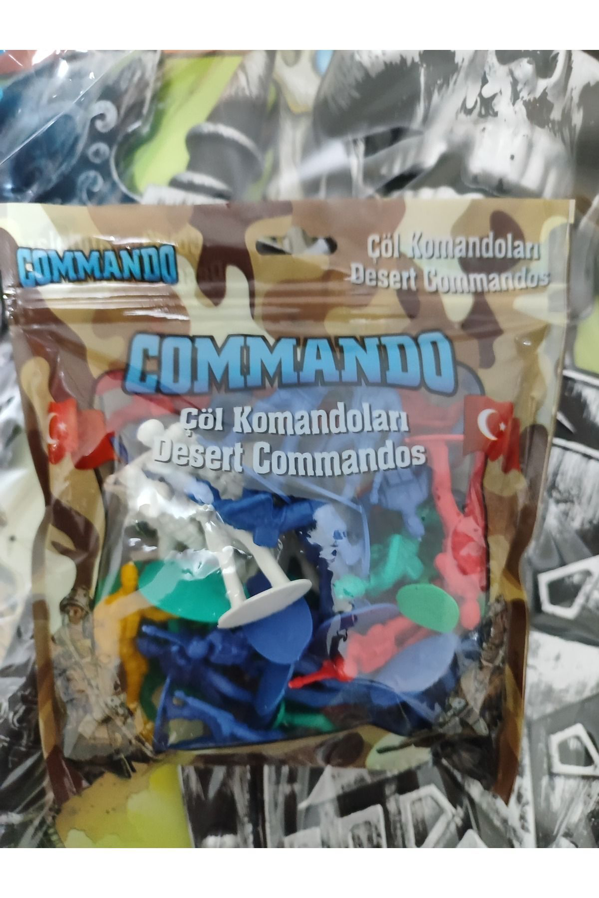 İmamoğlu Oyuncak Paketli Renkli Çöl Sat Komandolari