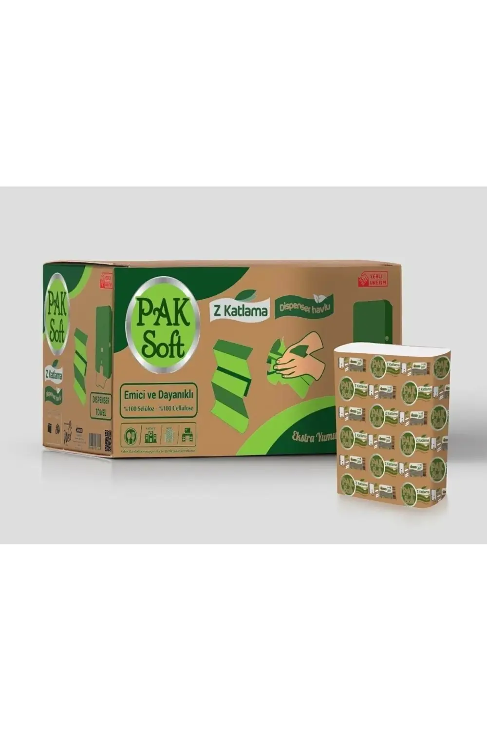 Paksoft Dispenser Peçete 120 Li 18 Pk