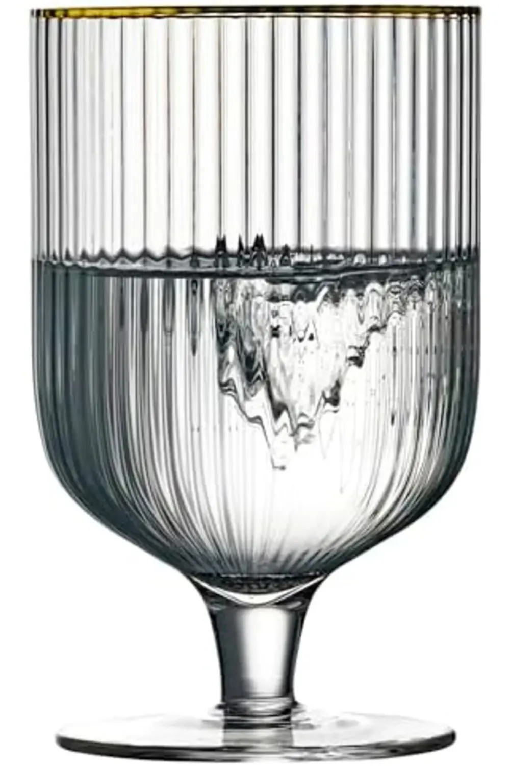 Palermo Altın Şarap Kadehleri 40 cl 4'lü Set 1178227