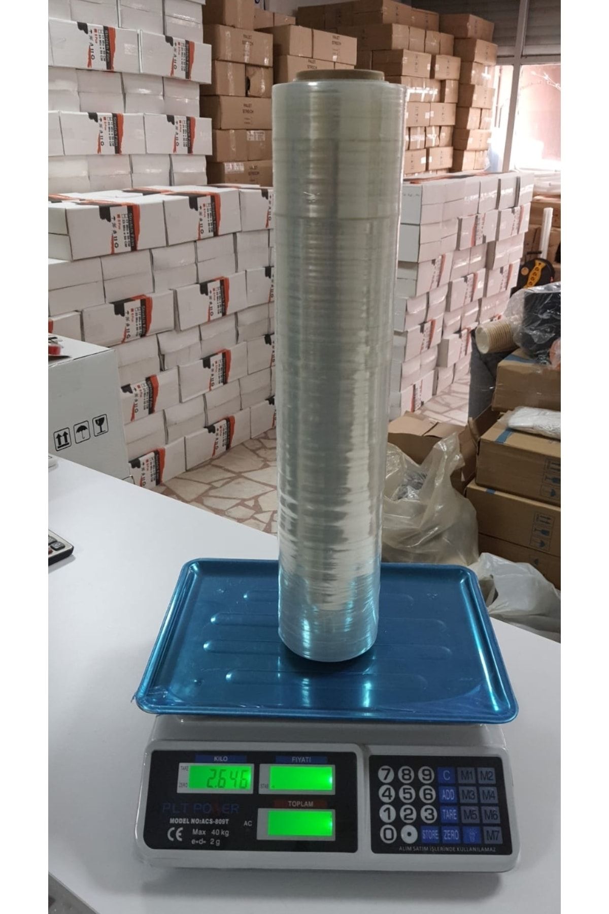 Palet Streç Film 1500gr 50cm 1 Adet (üretici Firma Garantisi Ile)