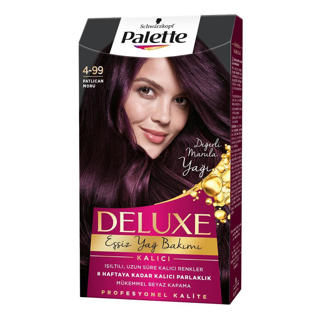 Palette Saç Boyası 4.99 Patlıcan Moru Palette Saç Boyası 4.99 Patlıcan Moru