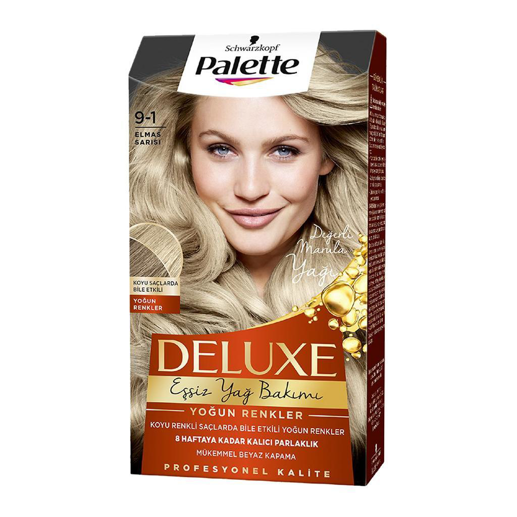 Palette Saç Boyası 9.1 Küllü Sarı 