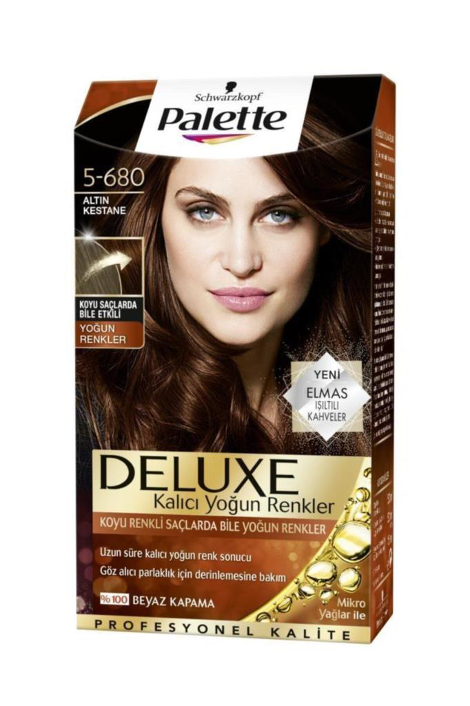 Palette Saç Boyası 5.680 Altın Kestane Palette Saç Boyası 5.680 Altın Kestane
