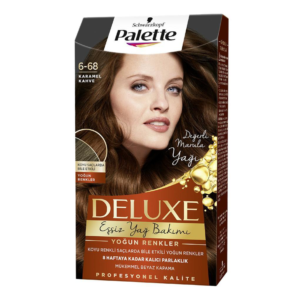 Palette Saç Boyası 6.68 Karamel Kahve Palette Saç Boyası 6.68 Karamel Kahve