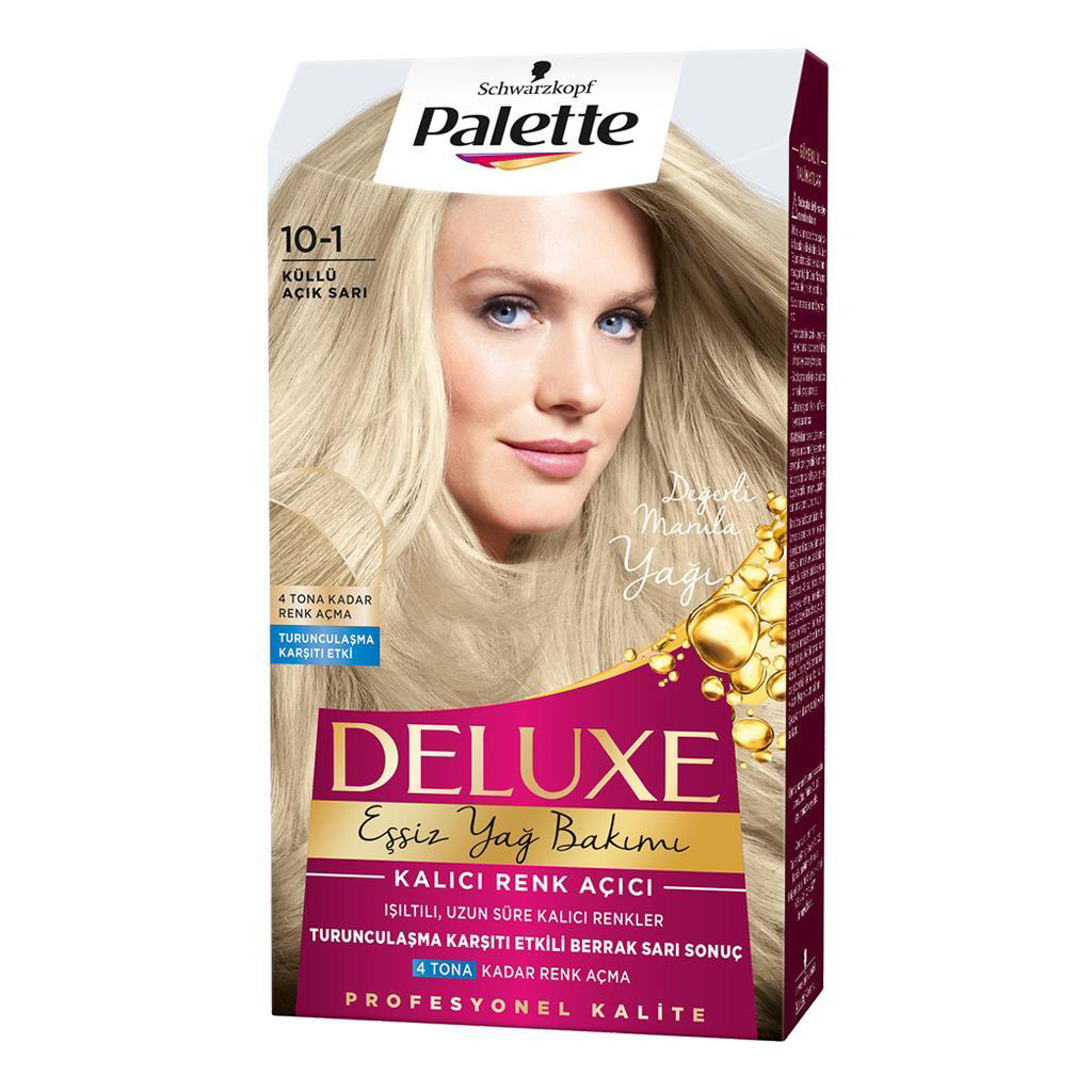 Palette Saç Boyası 10.1 Küllü Açık Sarı 