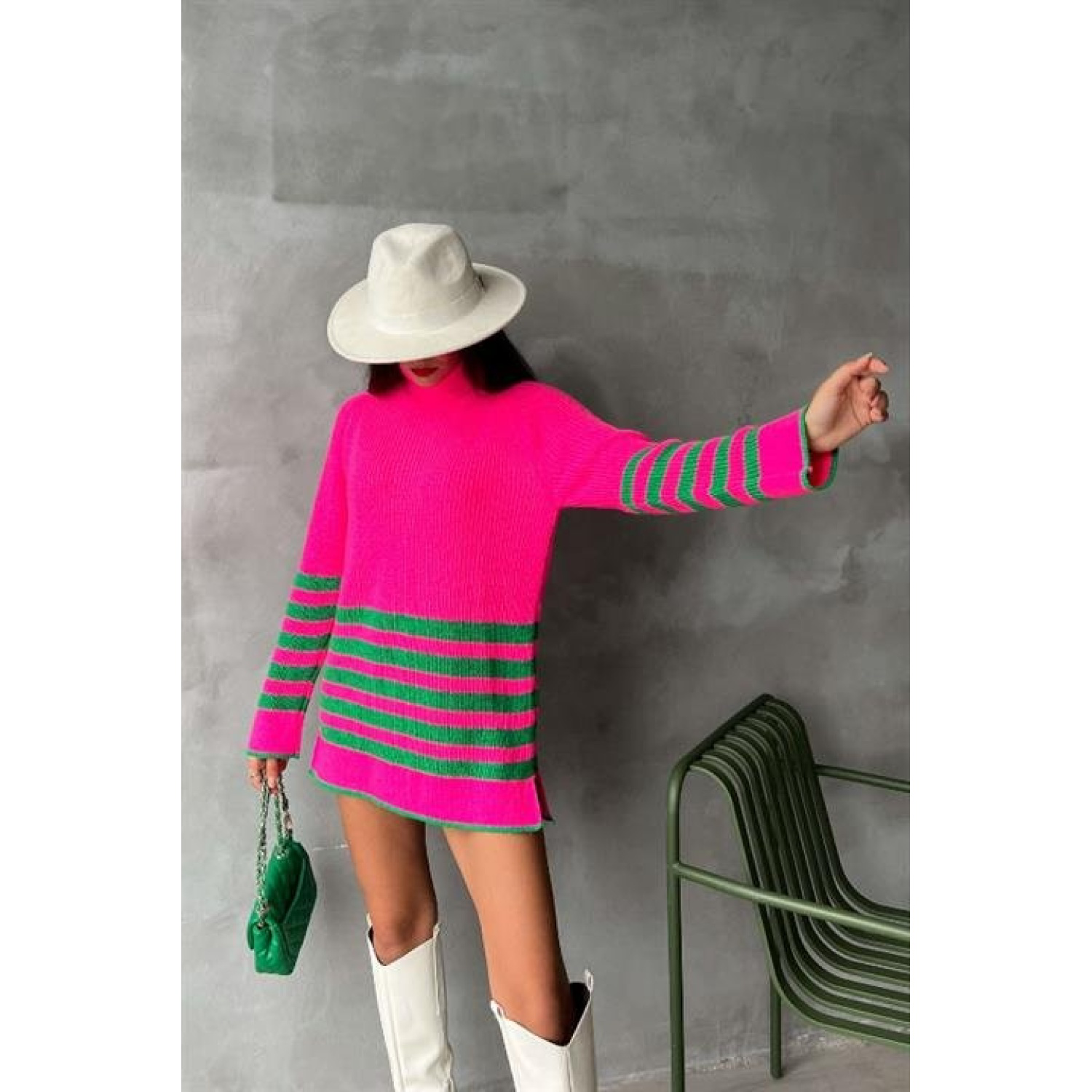 Palgen Lucky Life Kadın Oversize Kazak