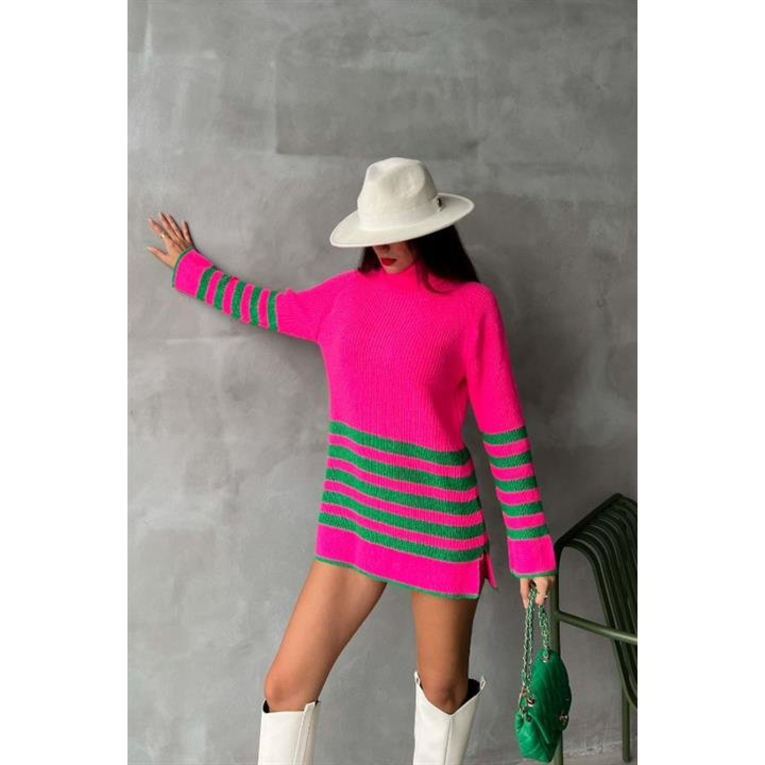 Palgen Lucky Life Kadın Oversize Kazak