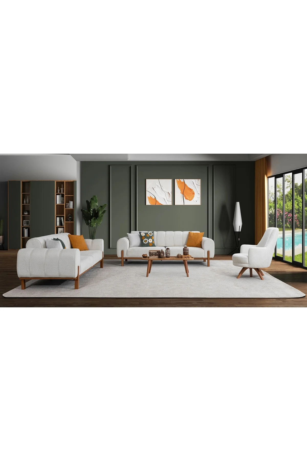 PALMERA KOLTUK TAKIMI (3+3+1)