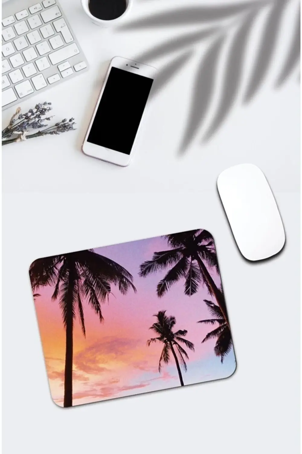 Palmiye Ağacı Desenli Mouse Pad