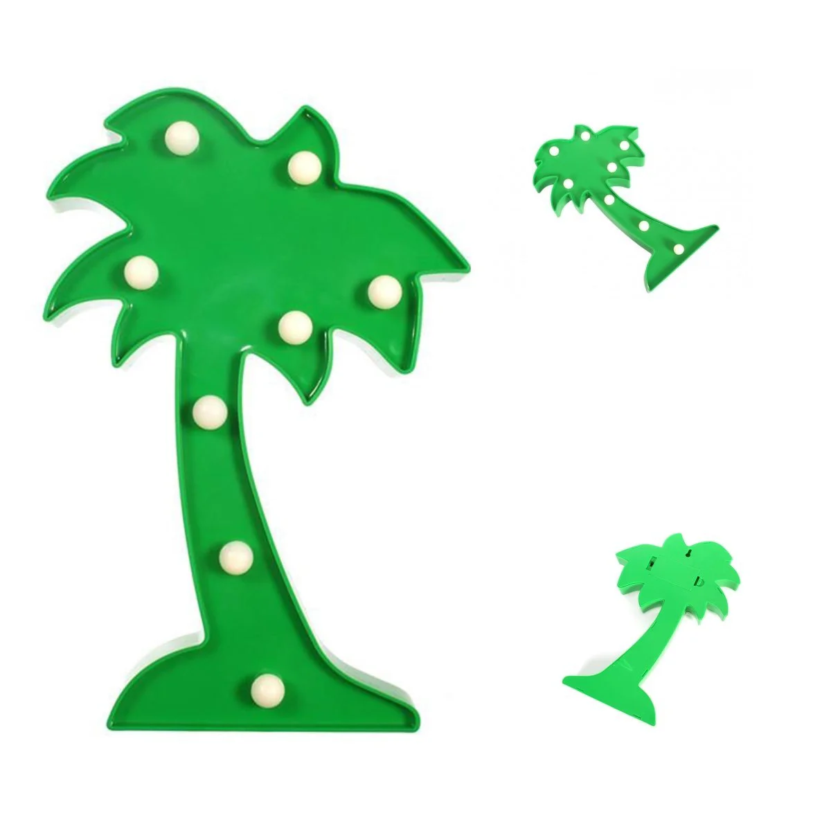 Palmiye Dekoratif Pilli Ledli Masa ve Duvar Lambası Aydınlatması Palmiye Dekoratif Pilli Ledli Masa ve Duvar Lambası Aydınlatması