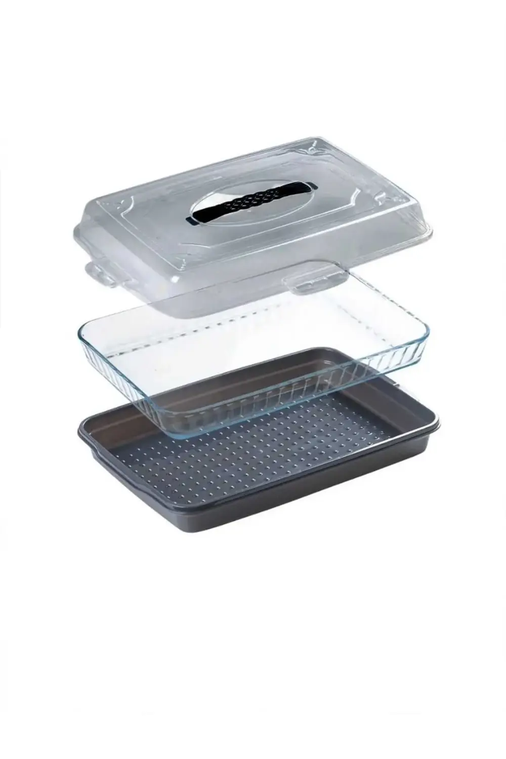 PALOVA, Kilitli Kapaklı Kek Börek Pasta Saklama, BORCAM TAŞIMA KA