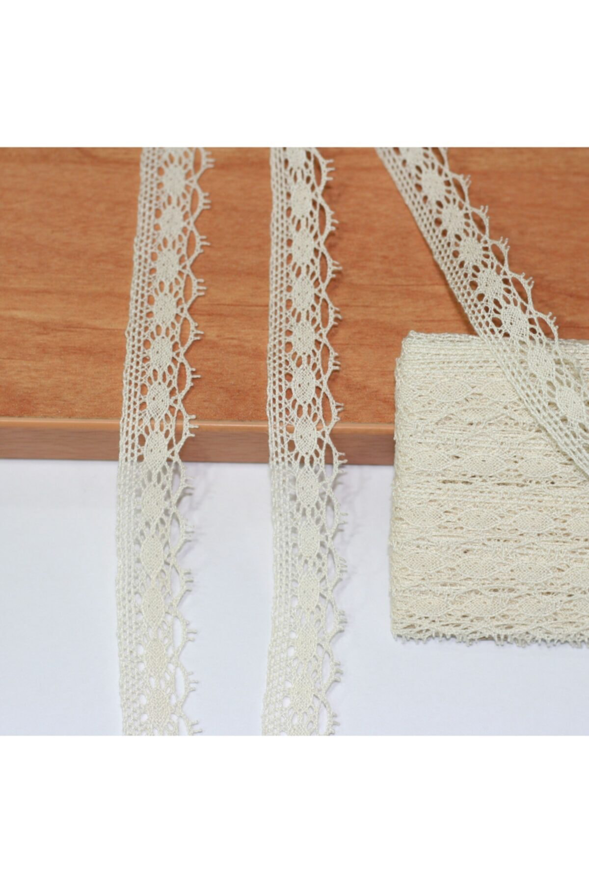 Tuhafiyecimiz Pamuk Dantel 916 10 Metre 13 Mm
