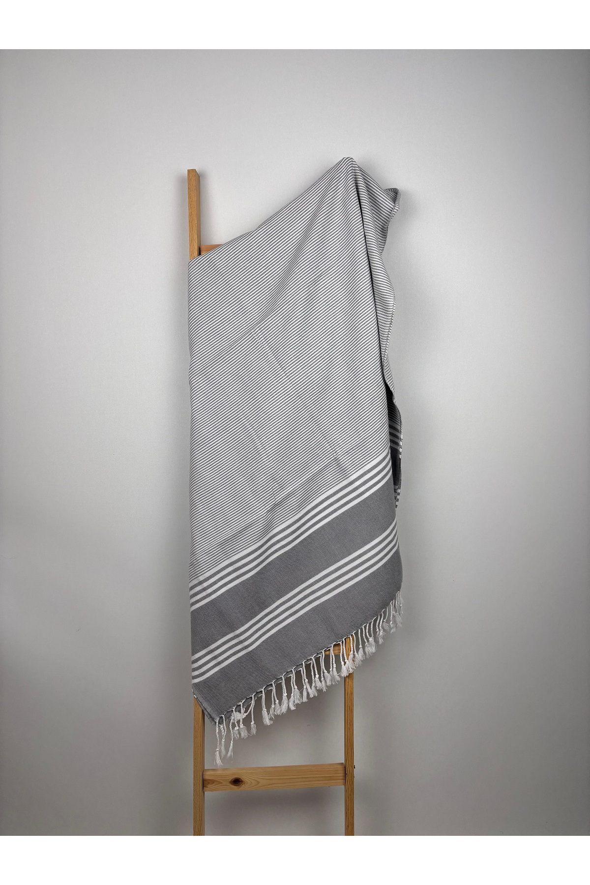 Teknotrust Pamuk Elenora Peştemal Gri 100 X 180