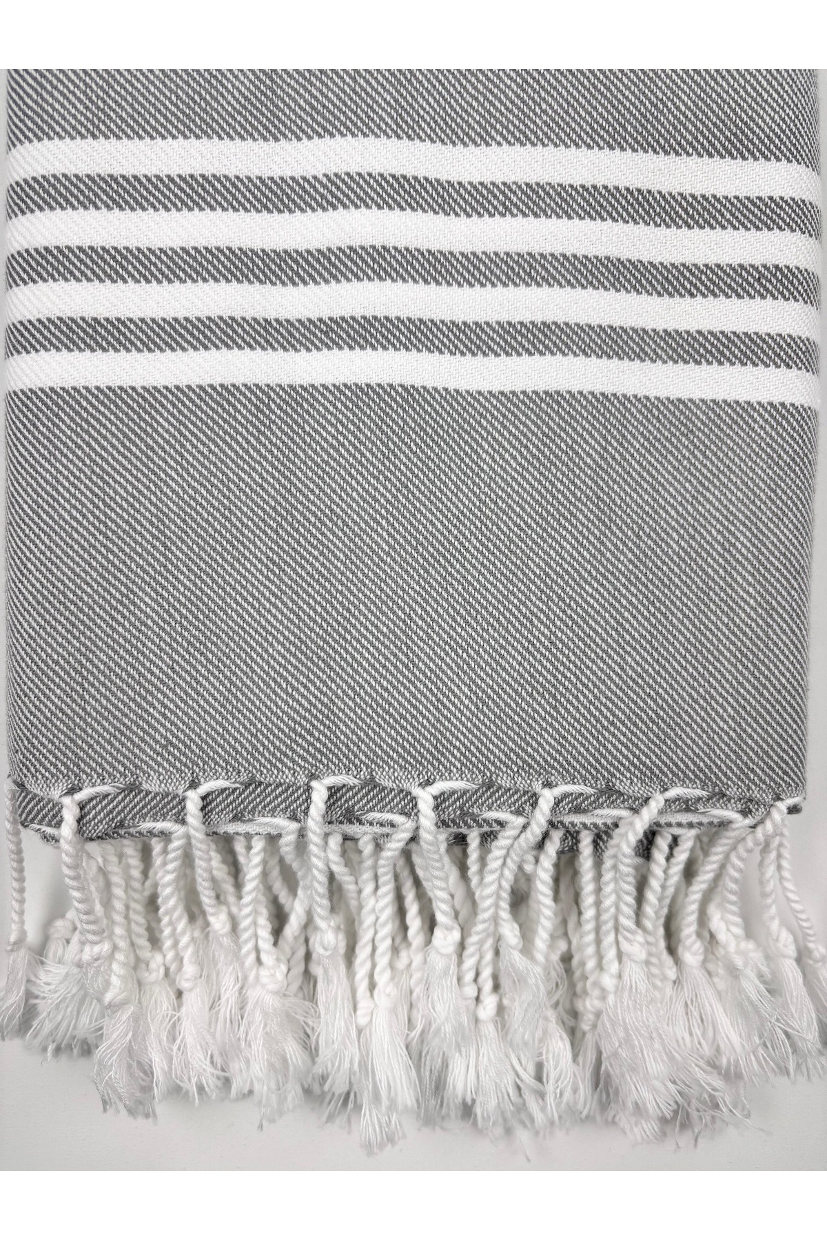 Teknotrust Pamuk Elenora Peştemal Gri 100 X 180