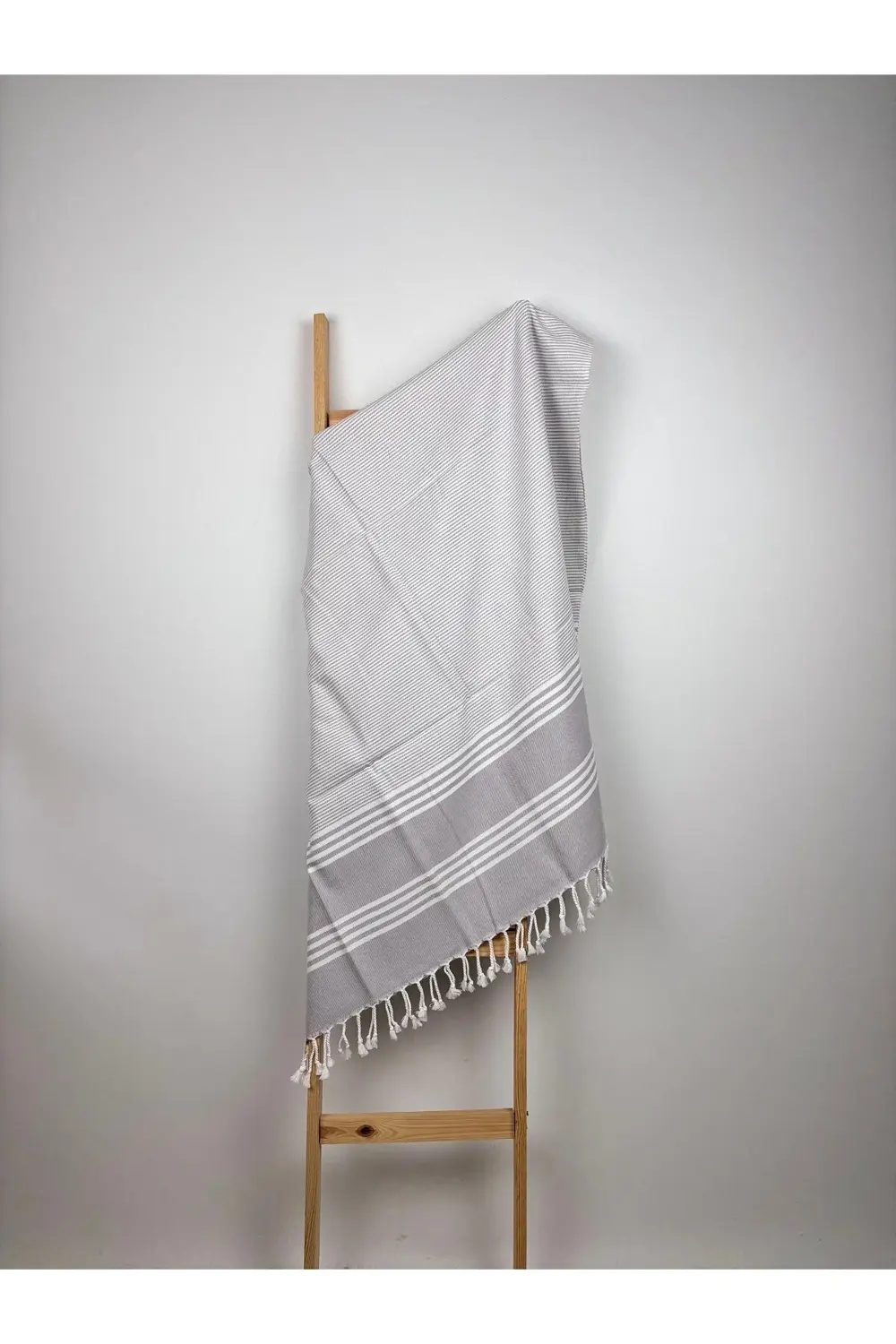 Pamuk Elenora Peştemal Gri 100 x 180