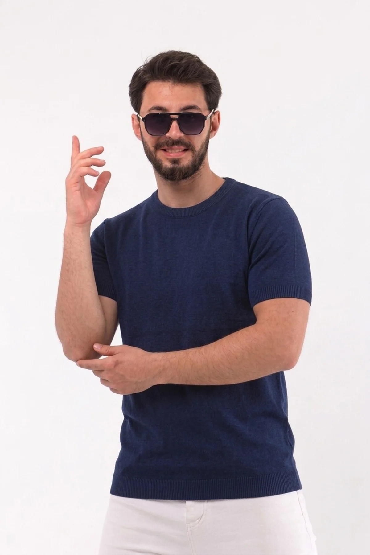 PAMUK İPLİKLİ İNCE TRİKO TSHİRT