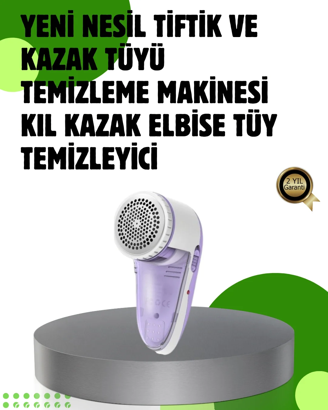 Pamuk Tiftik Tüy Temizleme Makinesi 5W – 3 Bıçaklı Sistem Fiyatı, Yorumları ve Özellikleri