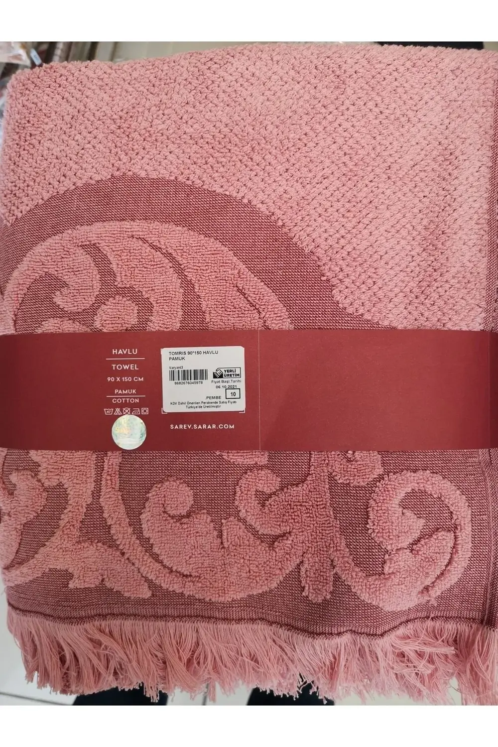 Pamuk Tomris Pembe 90*150